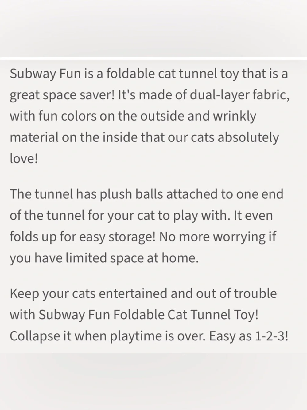 Multi-Arm Cat Tunnel Play Center - Black and Blue